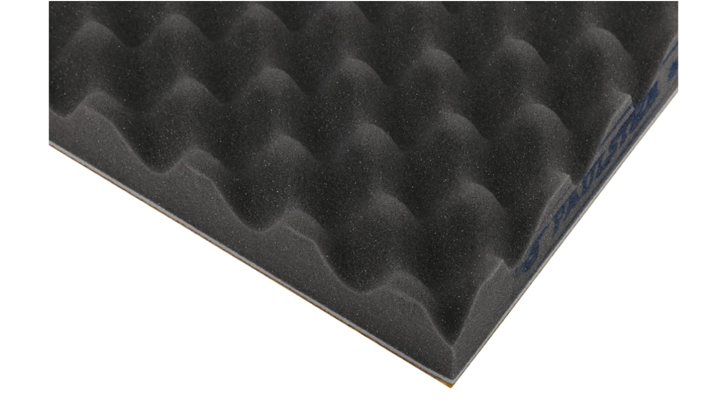 Paulstra Hutchinson Adhesive PUR Foam Acoustic Insulation, 700mm x 500mm x 50mm