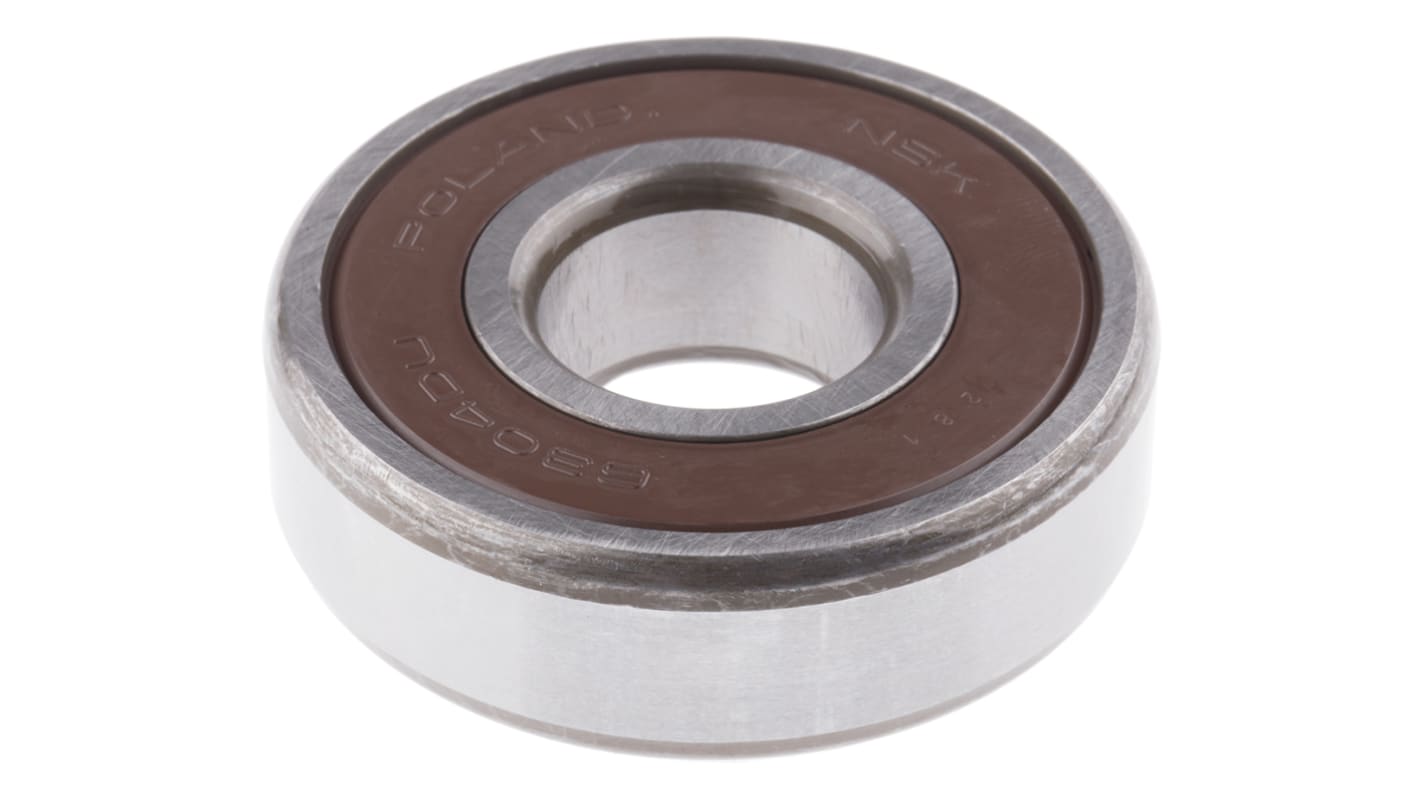 NSK 6304DDU Single Row Deep Groove Ball Bearing- Both Sides Sealed 20mm I.D, 52mm O.D