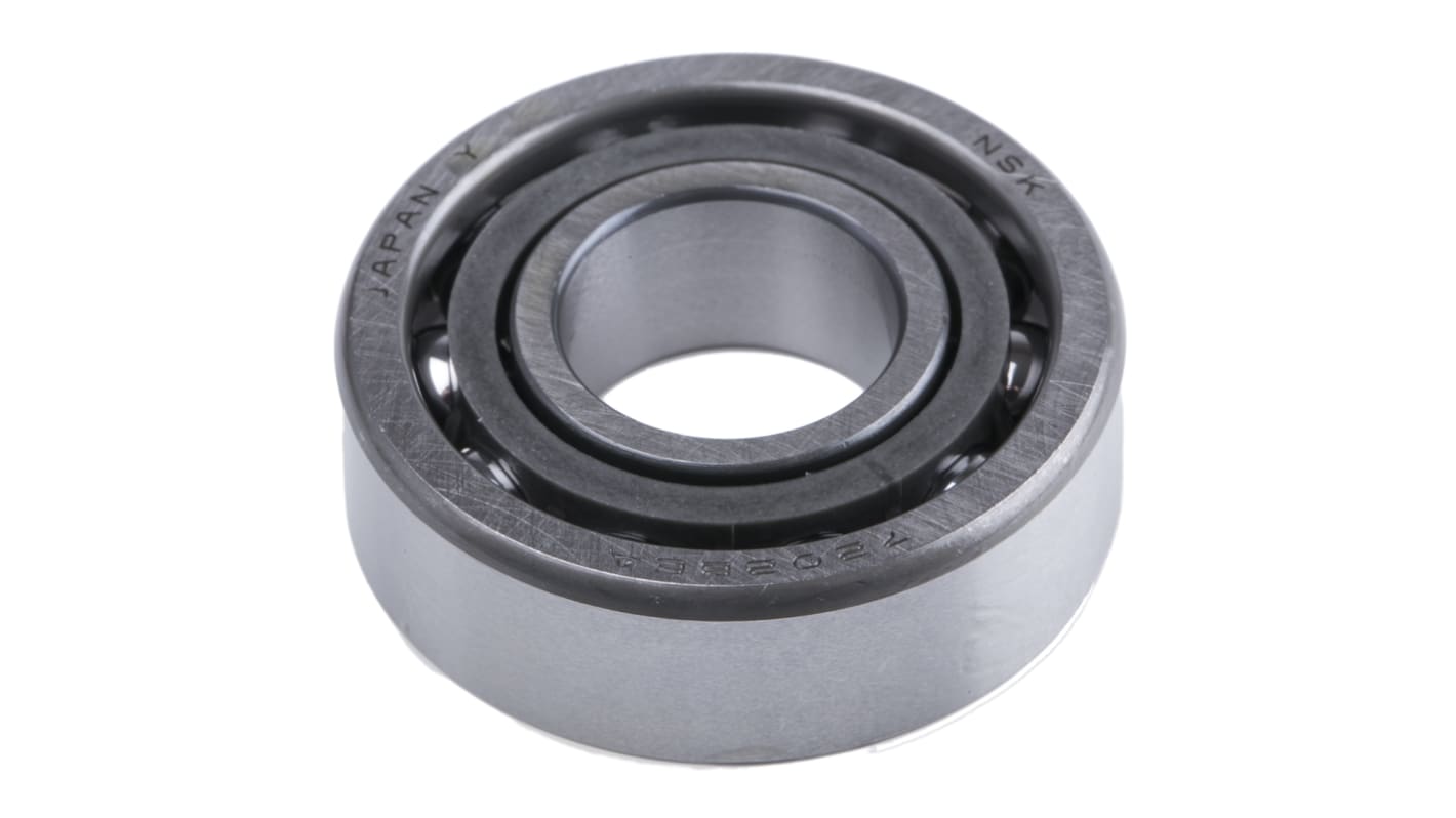 NSK 7202BEAT85 Single Row Angular Contact Ball Bearing- Open Type 15mm I.D, 35mm O.D