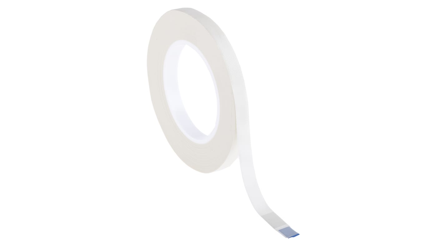 Advance Tapes AT4001 White Glass Cloth Electrical Tape, 12mm x 55m