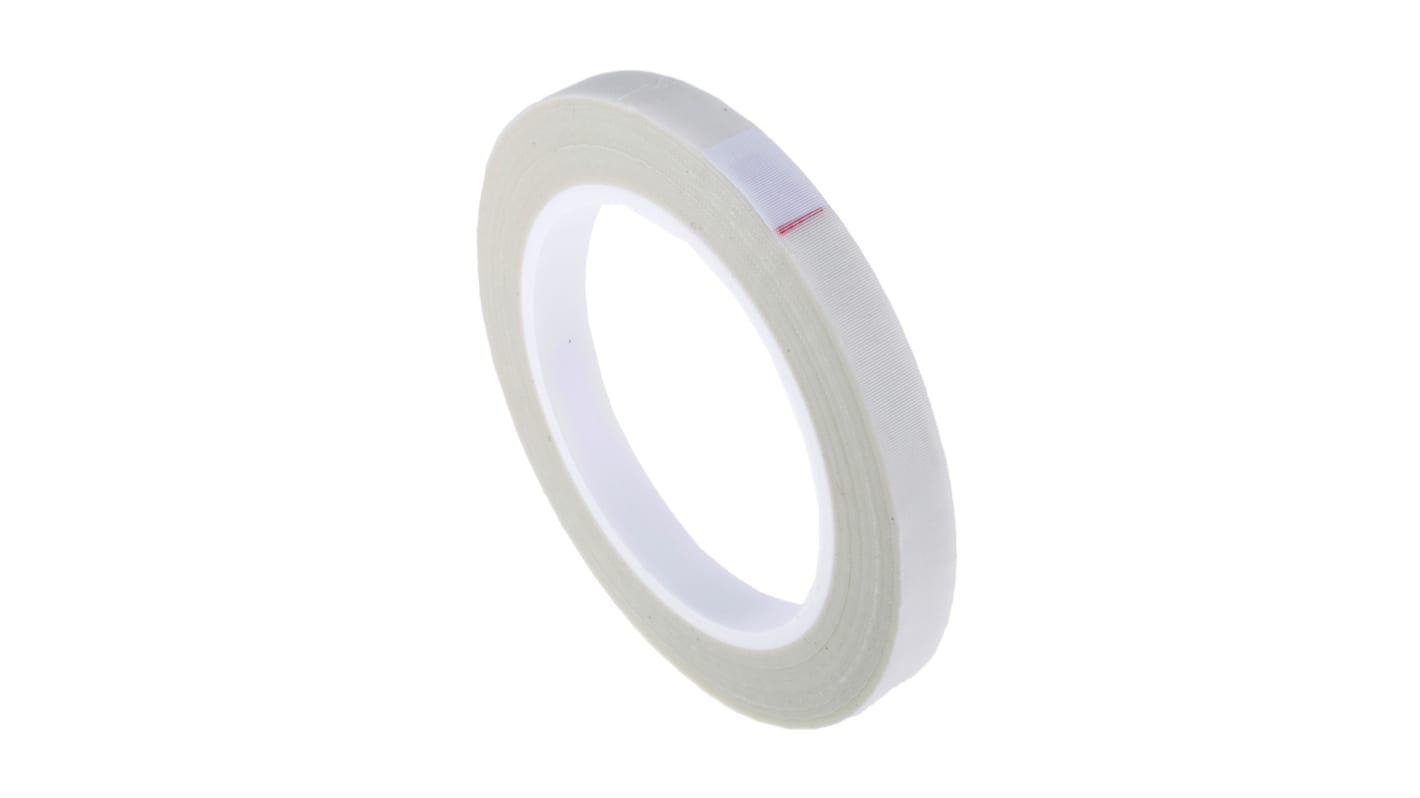 Advance Tapes AT4003 White Glass Cloth Electrical Tape, 12mm x 33m