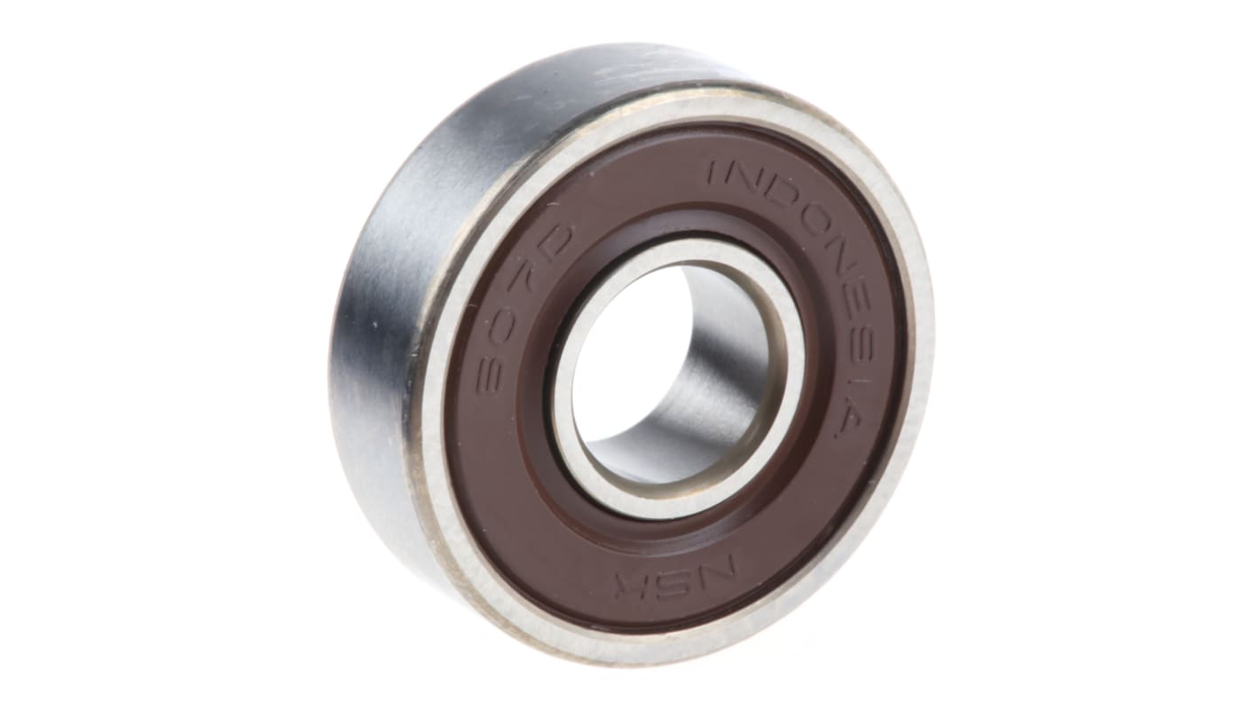 NSK 607DD Single Row Deep Groove Ball Bearing- Both Sides Sealed 7mm I.D, 19mm O.D