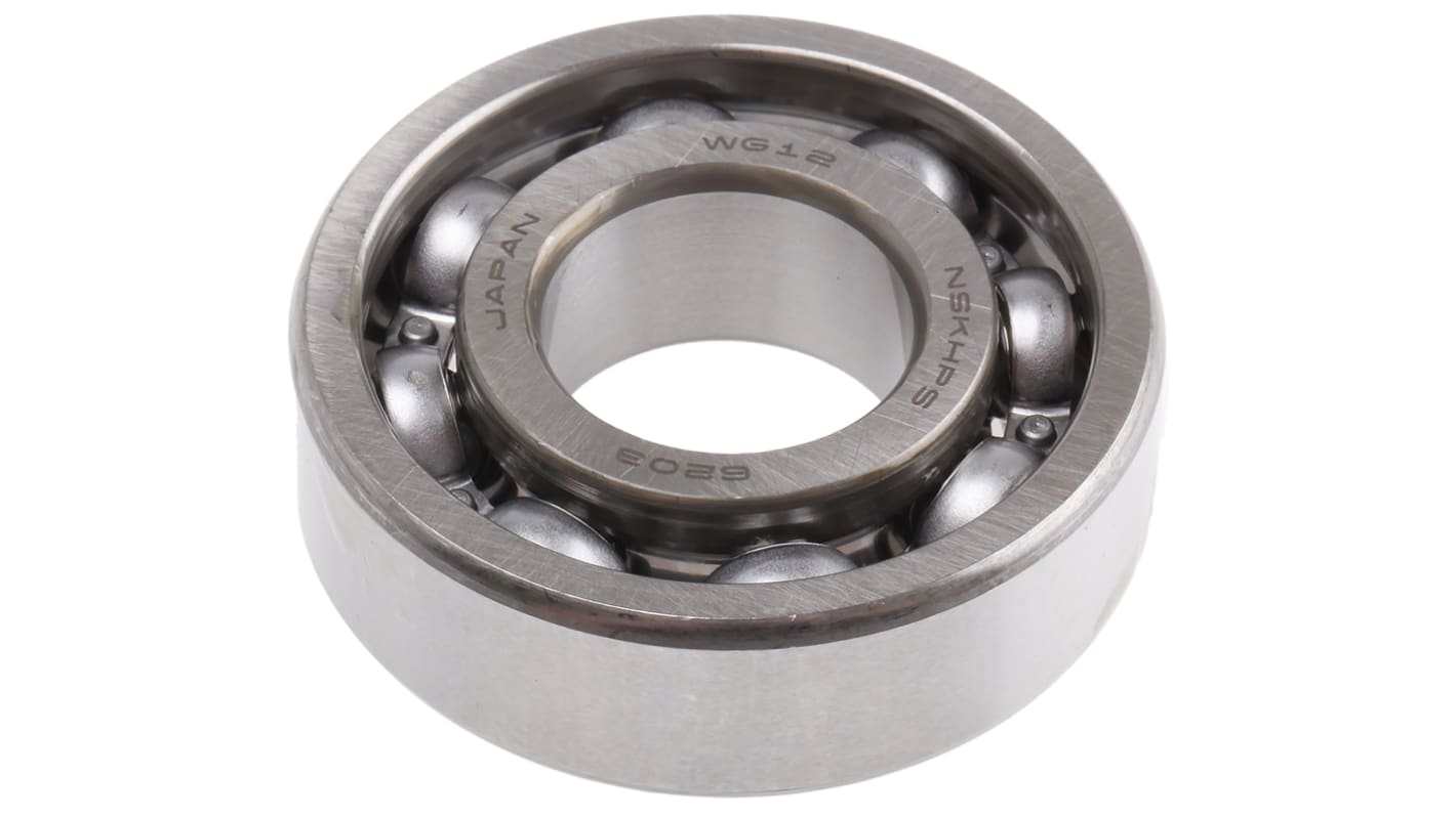 NSK 6203 Single Row Deep Groove Ball Bearing- Open Type 17mm I.D, 40mm ...
