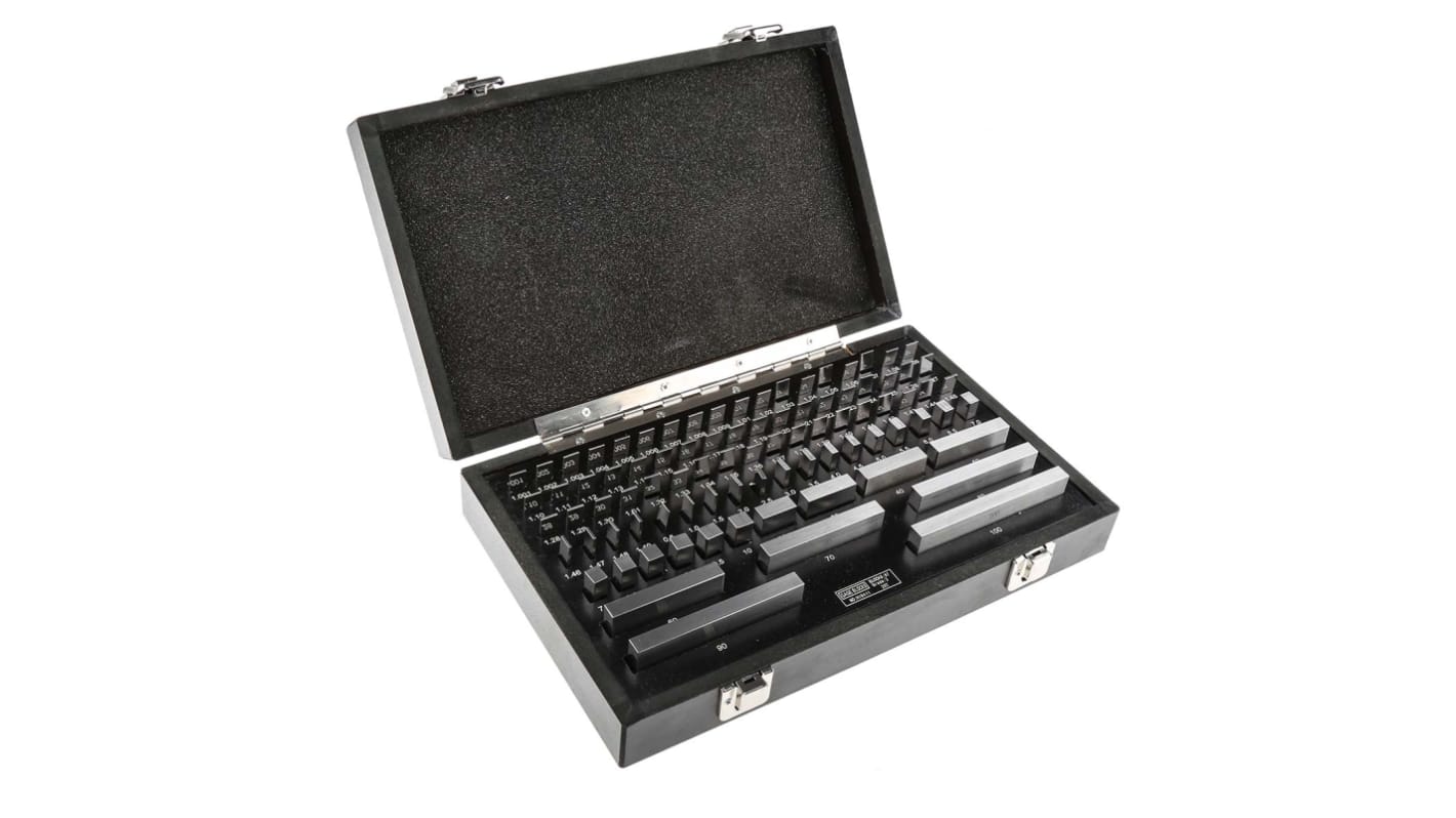 87 piece steel gauge block set