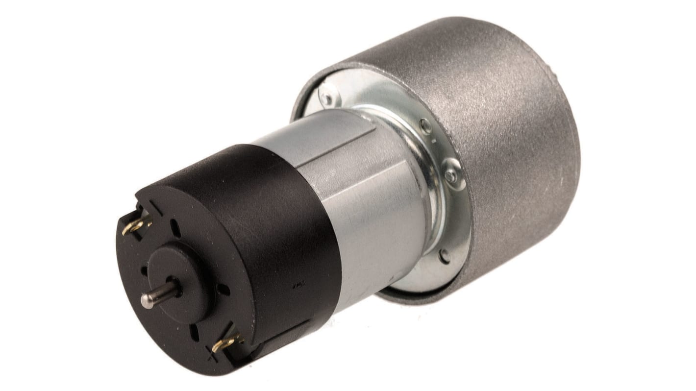 Micromotors Geared DC Geared Motor, 8 W, 12 V dc, 1 Nm, 21 rpm, 6mm Shaft Diameter