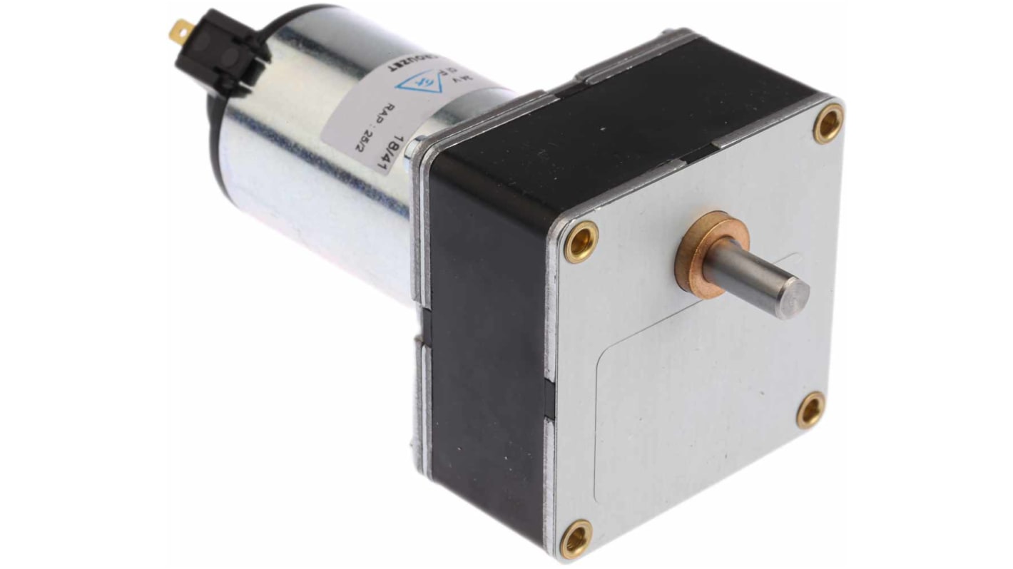 DC gearmotor, Børstegear, Hastighed: 208 o/min., 15.6 W, 24 V dc