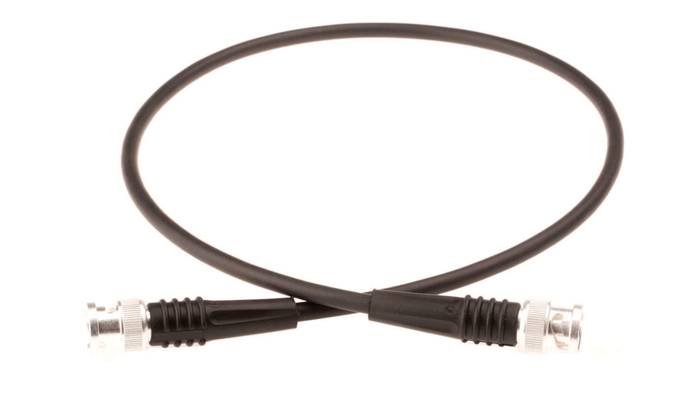 TE Connectivity Coaxial Cable, 600mm, RG58 Coaxial, Terminated