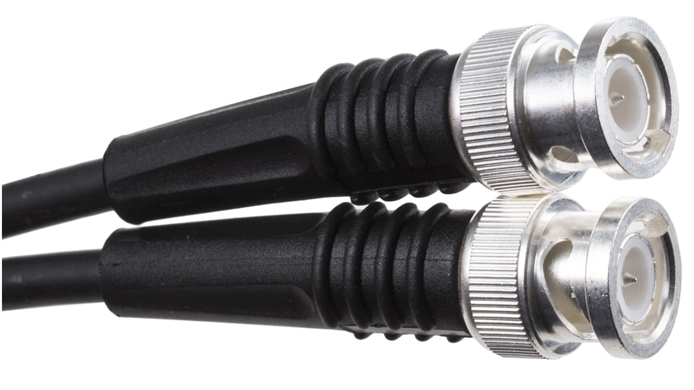 Cable coaxial RG58 TE Connectivity, 50 Ω, con. A: BNC, Macho, con. B: BNC, Macho, long. 1.5m