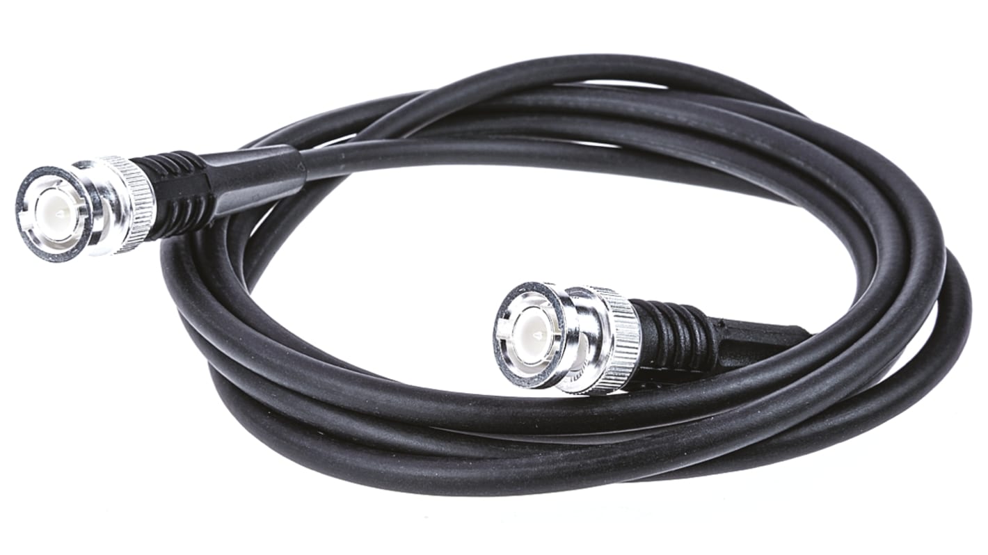 TE Connectivity Male BNC to Male BNC Coaxial Cable, Terminated
