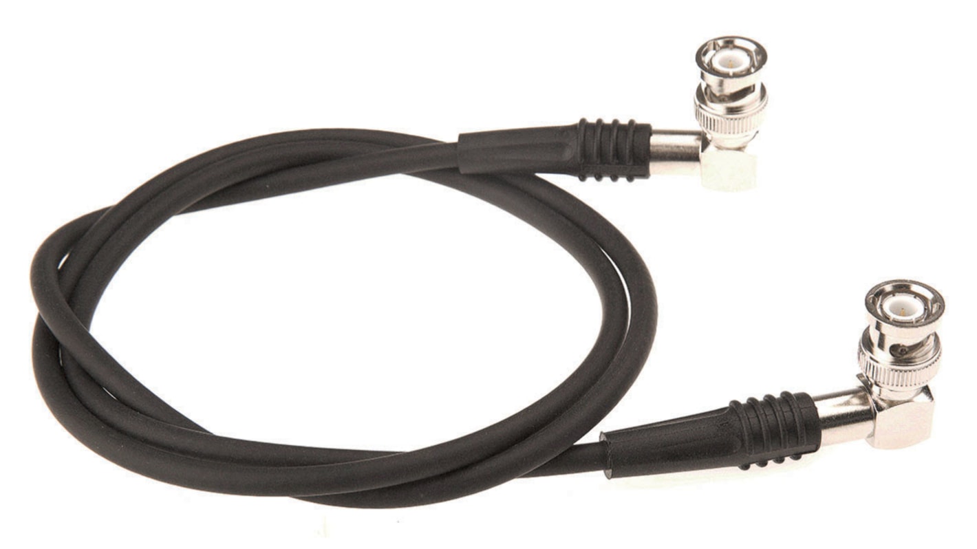 Cable coaxial RG58 TE Connectivity, 50 Ω, con. A: BNC, Macho, con. B: BNC, Macho, long. 1m