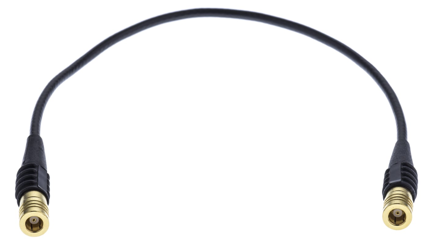 13378151 TE Connectivity Male SMB to Male SMB Coaxial Cable, 250mm, RG174 Coaxial, Terminated