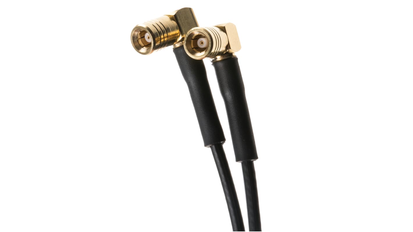 Cable coaxial RG174 TE Connectivity, 50 Ω, con. A: PYMES, Macho, con. B: PYMES, Macho, long. 500mm