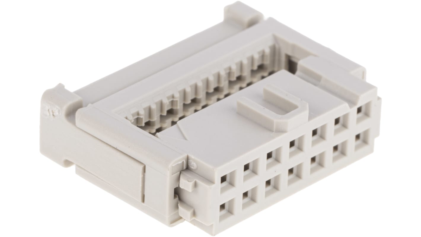 Harting, SEK-18, IDC-stik, Retvinklet, 14-Polet Hun, 2 Rækker, Pitch: 2.54mm, Kabelmontering