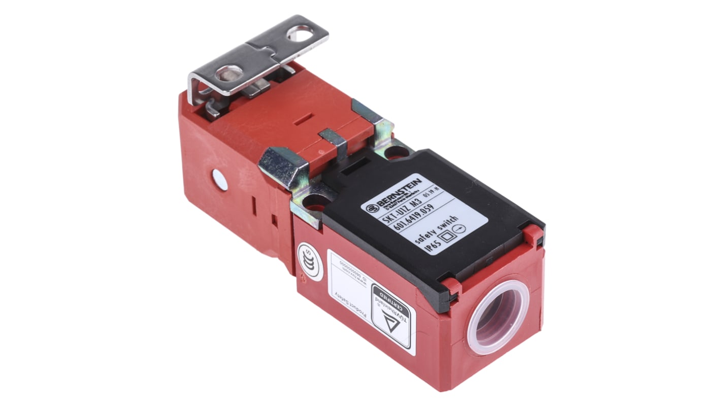 SKTU1Z M3 Bernstein AG SKT Safety Interlock Switch, 1NC/1NO, Keyed Actuator Included, Glass