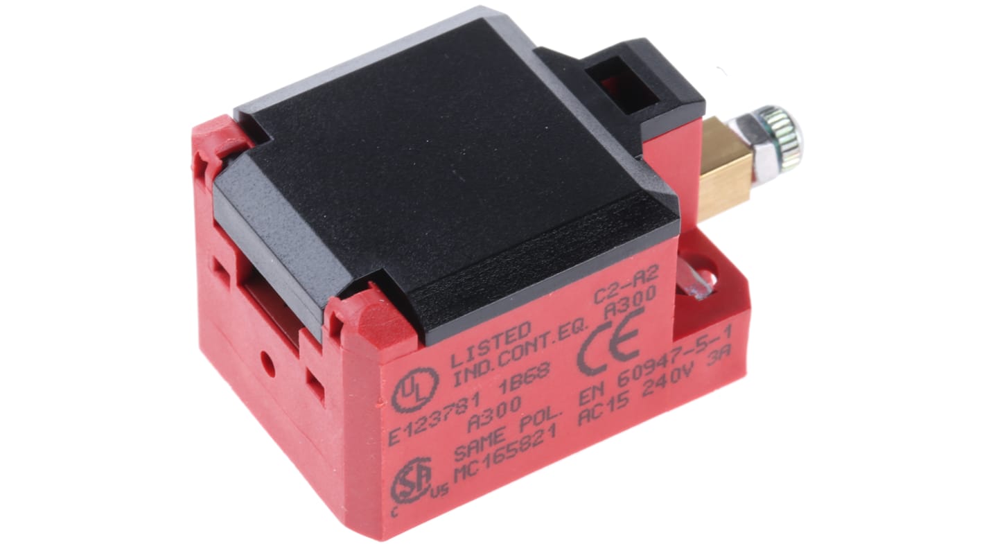 Bernstein AG C2 Series Plunger Interlock Switch, 2NC, IP20, Glass Reinforced Plastic (GRP) Housing