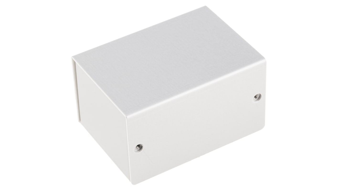 Takachi Electric Industrial MB Series Silver Aluminium Enclosure, Silver Lid, 70 x 50 x 40mm