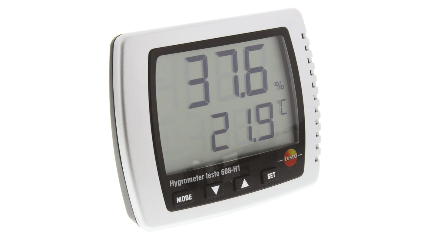 Testo 608 + H1 Termohygrometer, dugpunktsmåling, 95%RH, Digital