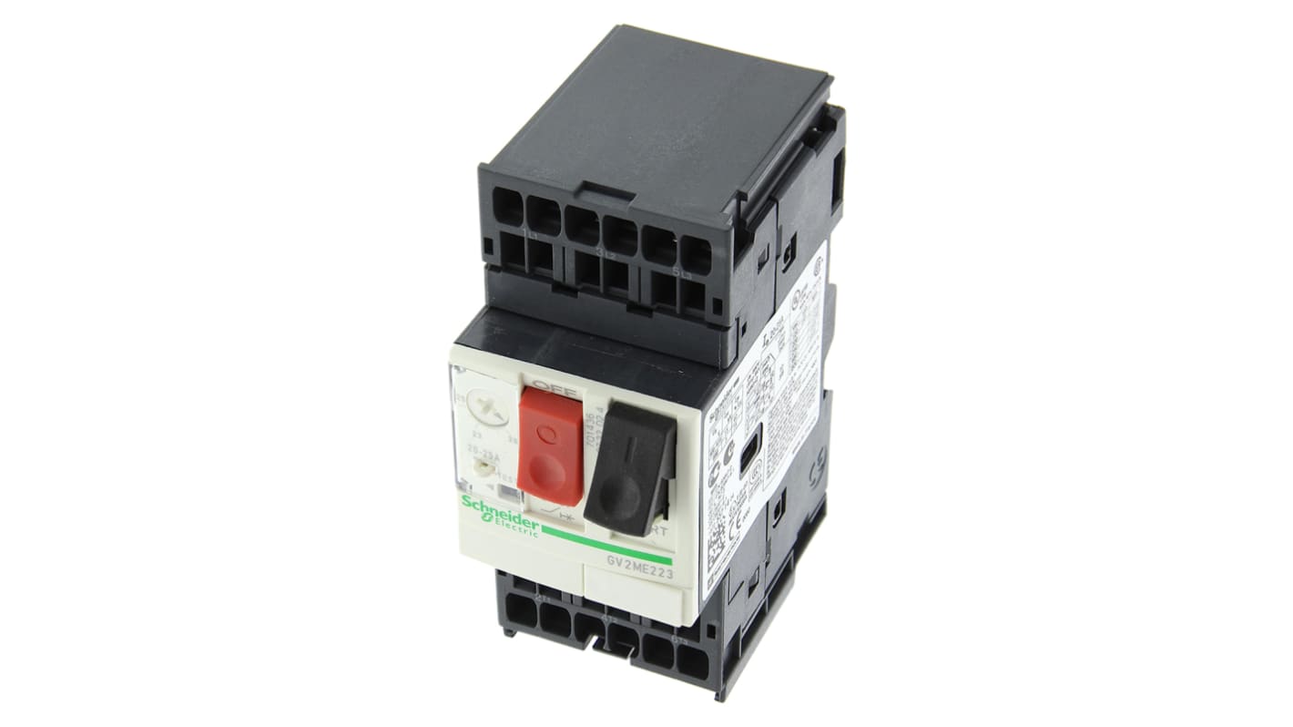 モータ保護回路ブレーカ Schneider Electric 20 → 25 A TeSys