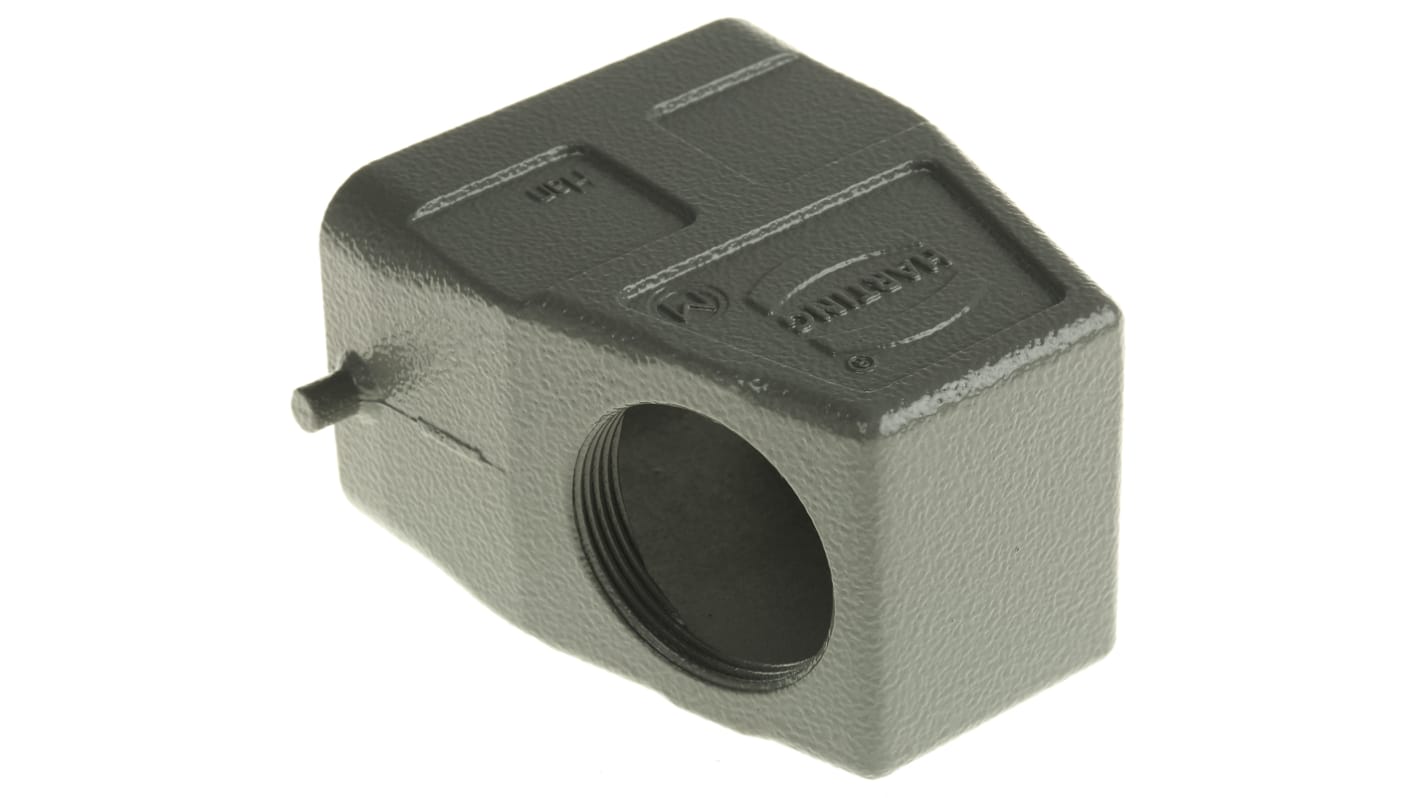 Carcasa para conector industrial con entrada lateral HARTING serie Han B tamaño 6B