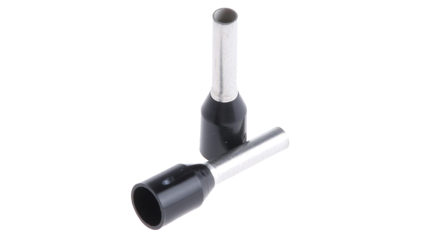 Embout à sertir Weidmüller, 1.5mm², Noir, longueur 8mm