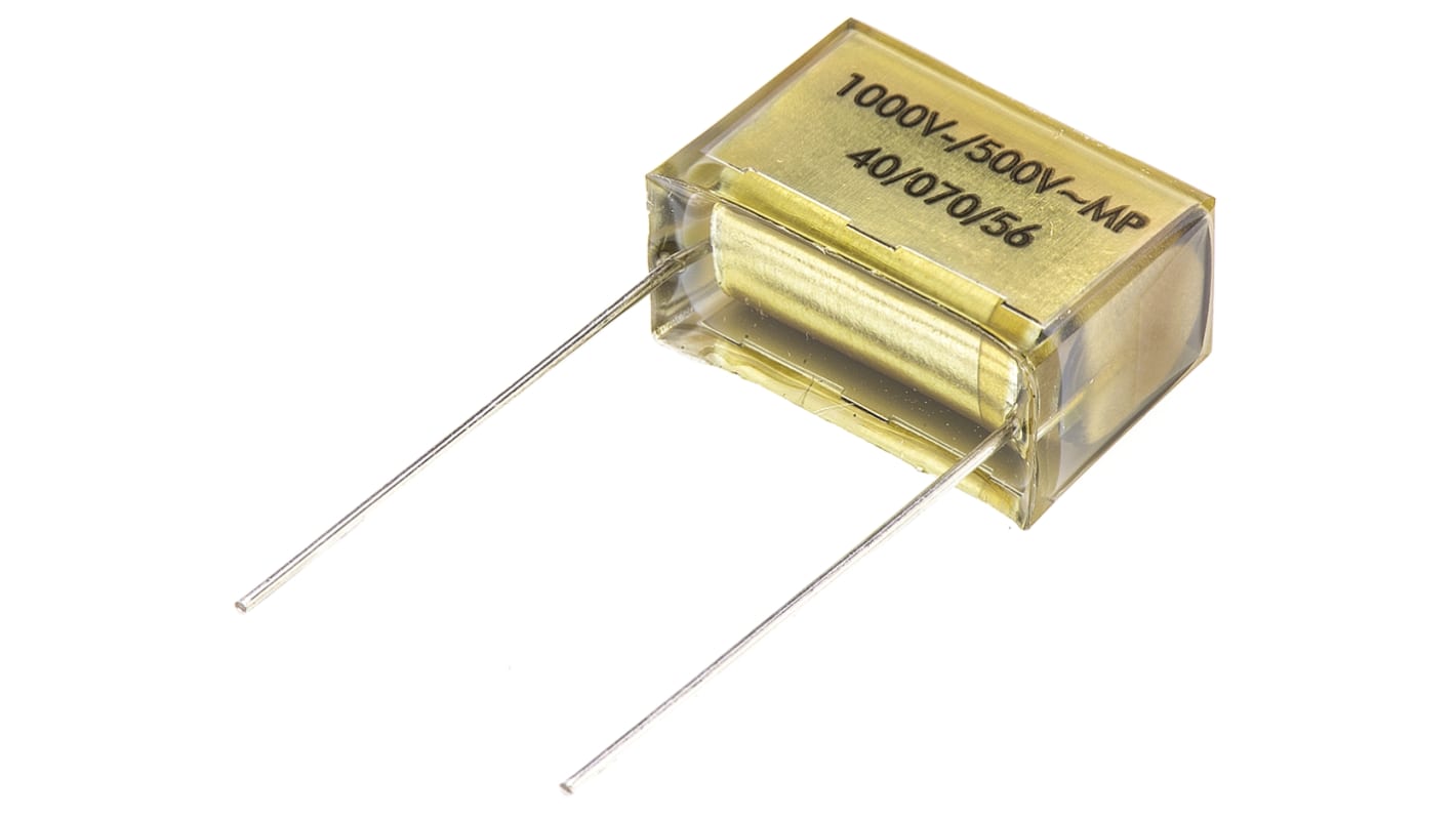 PME261JC6100KR30 KEMET PME261 Paper Capacitor, 500 V ac, 1000V dc, ±