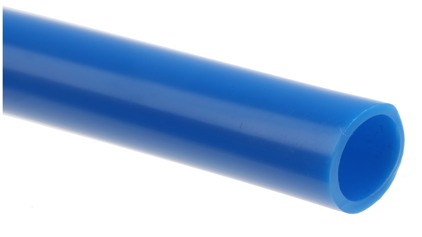 RS PRO Sűrített levegős tömlő Kék 30m, Nylon, alkalmazás:(Légfék, üzemanyag és kenőanyag-felhordás, ipari és