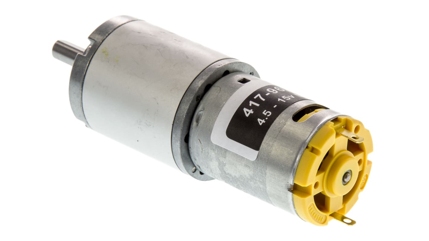 Motoriduttore RS PRO, da 6 → 15 V c.c., 7.98 W, 9869 giri/min