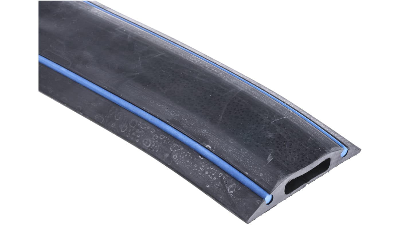 Vulcascot 3m Black/Blue Cable Cover, 30 x 10mm Inside dia.