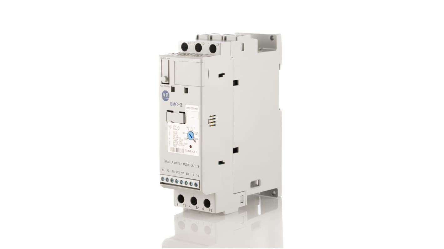 Démarreur progressif progressif, triphasé Allen Bradley SMC-3, 15 kW 460 V c.a. 30 A