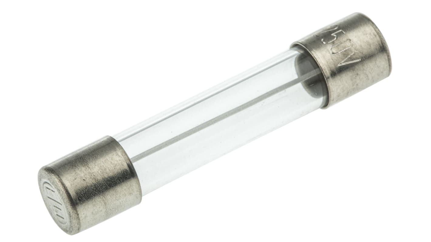 SIBA 10A Finsikring, Reaktionshastighed: T, 250V ac, 6.3 x 32mm