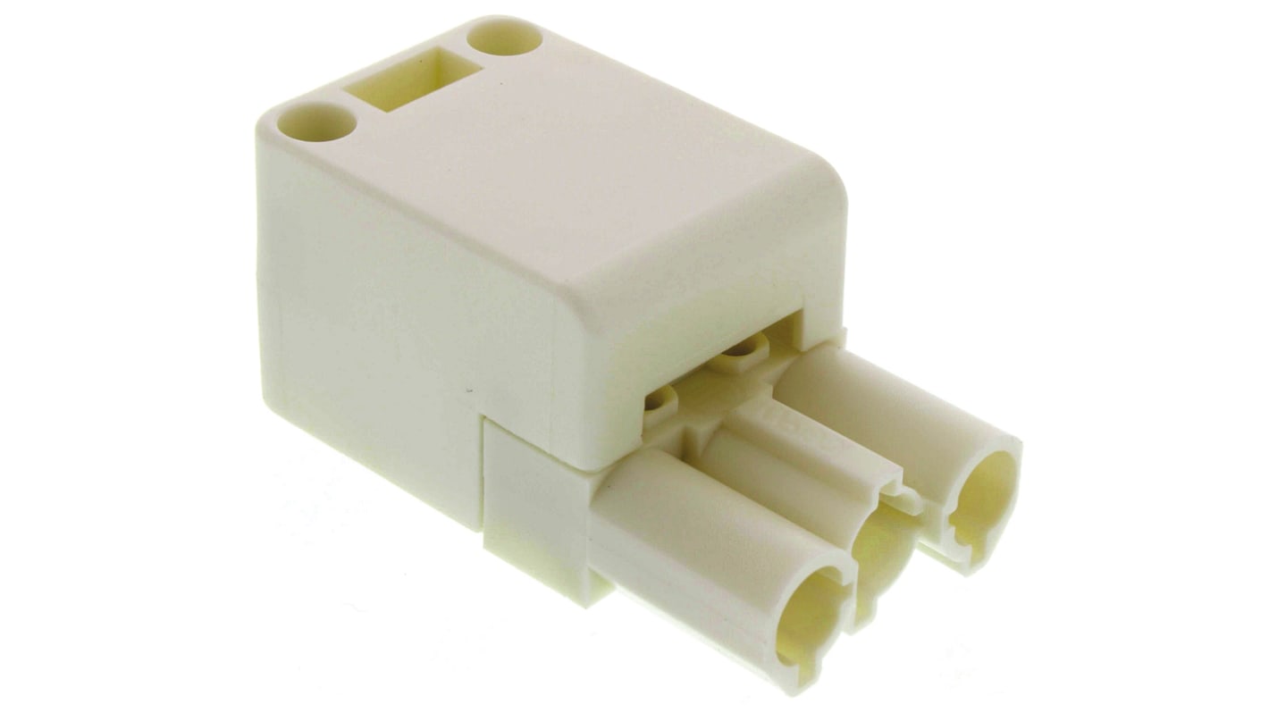 Conector de iluminación Macho GST18, 3 Polos, Montaje de Cable, 250 V, 16A