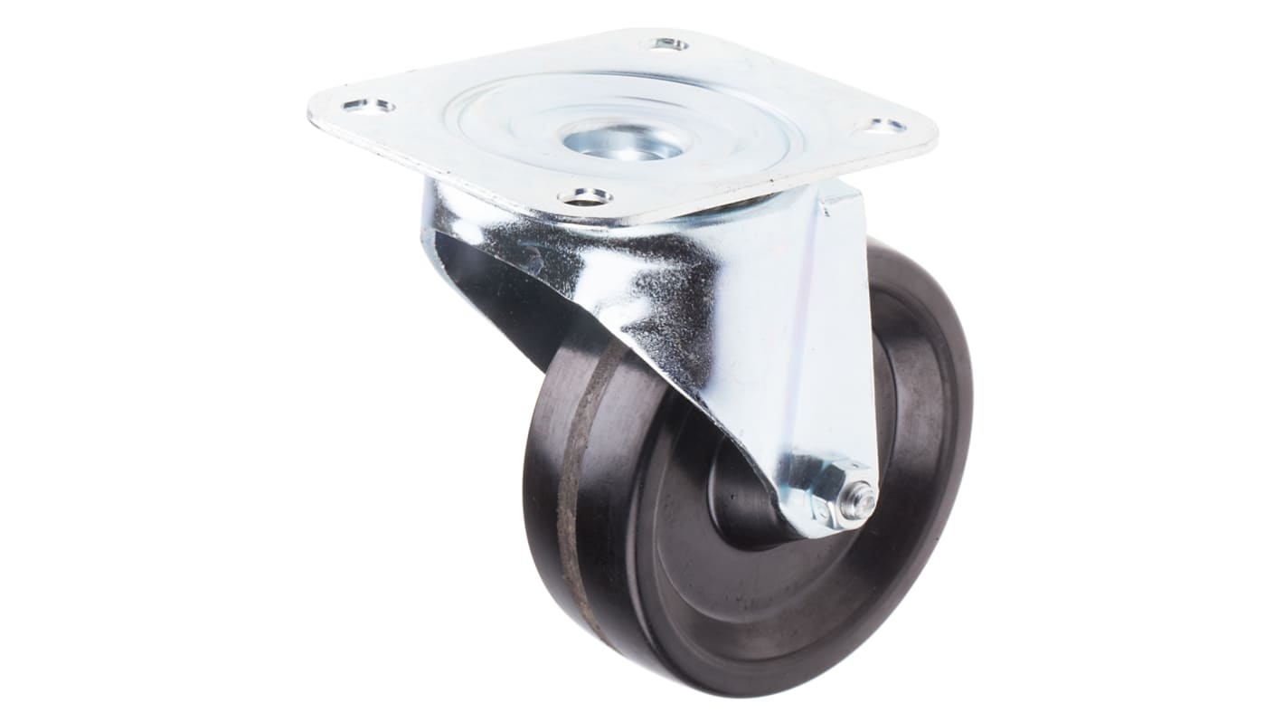 Roulette industrielle Pivotante RS PRO, Ø 100mm, 120kg