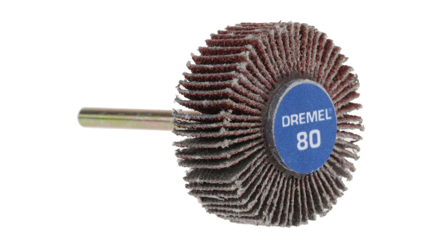 2615050232 Dremel 502 Aluminium Oxide Flap Wheel, 28.6mm Diameter