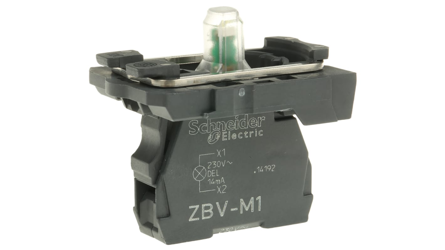 スイッチモジュール コンタクトブロック 230 → 240V ac ネジターミナル Schneider Electric