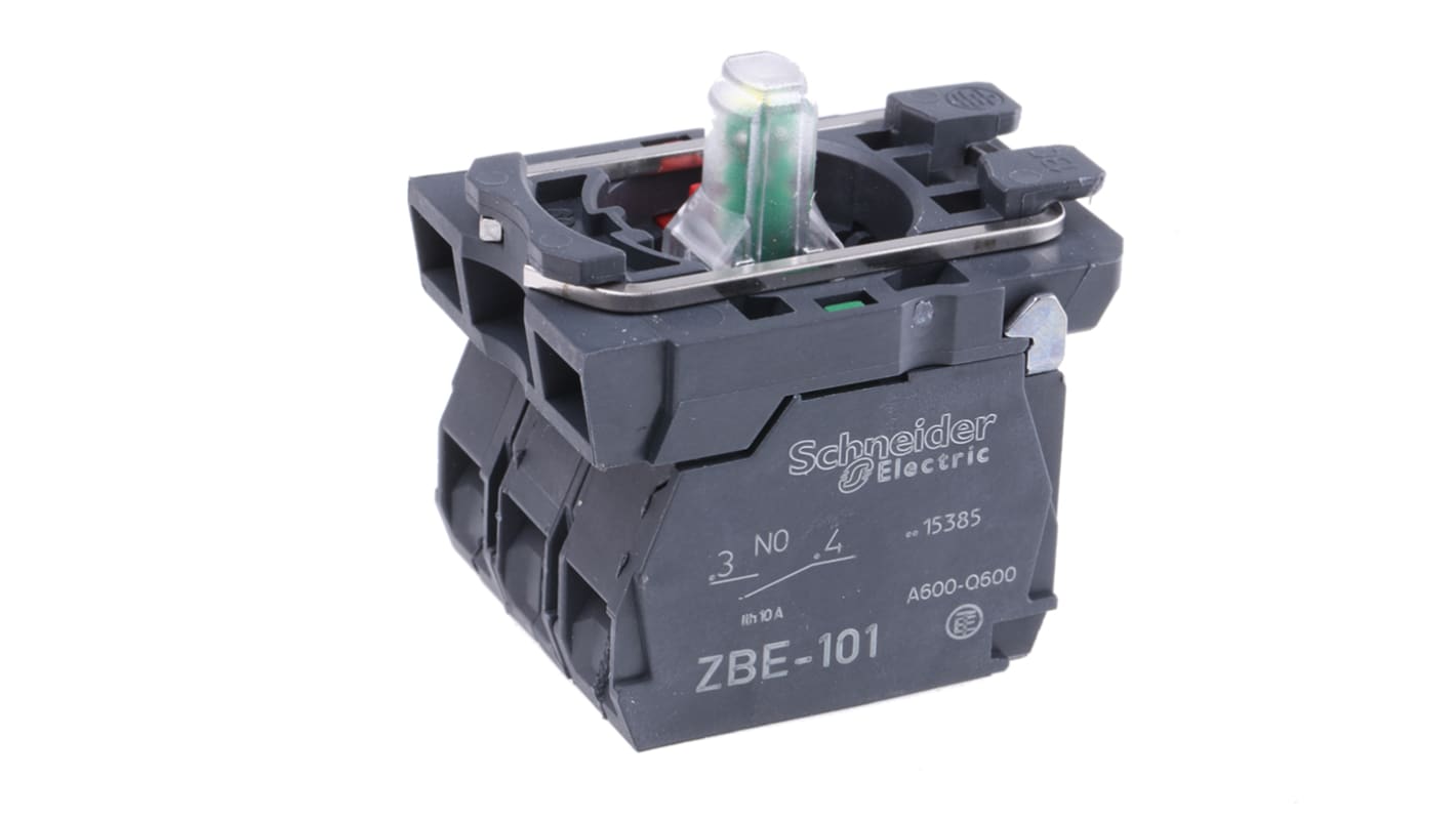 スイッチモジュール コンタクトブロック 1NO + 1NC 24V ac/dc ネジターミナル Schneider Electric