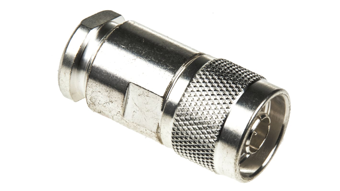 TE Connectivity, Plug Cable Mount N Connector, 50Ω, Solder Termination, Straight Body