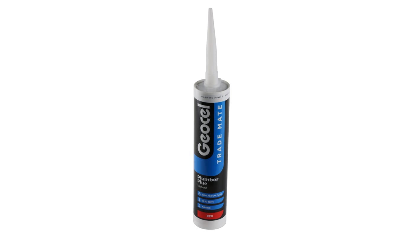 6011030 Geocel Plumba Flue Red Sealant Putty 310 ml Cartridge RS