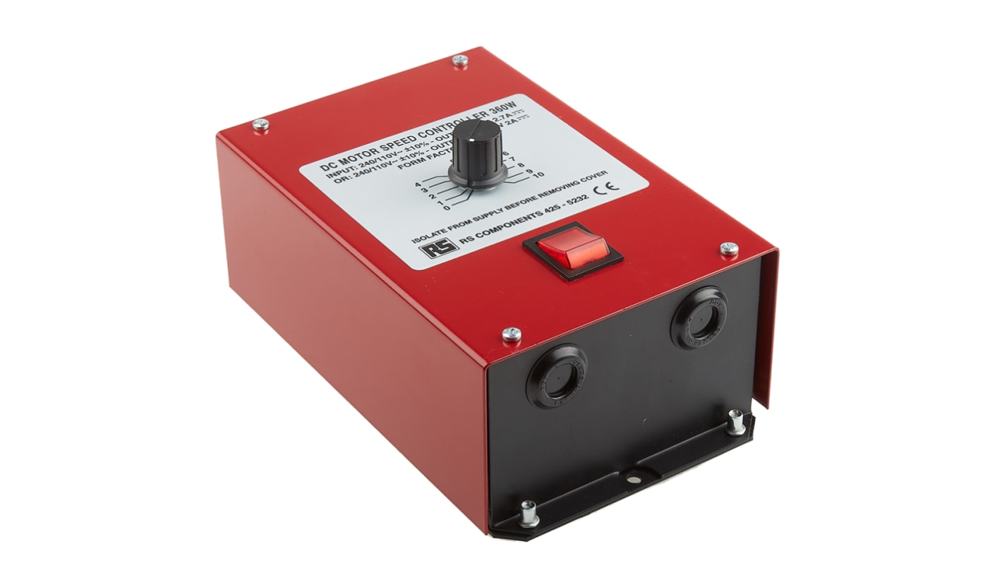 RS PRO, DC Motor Controller, Potentiometer Control, 110 V ac, 240 V ac