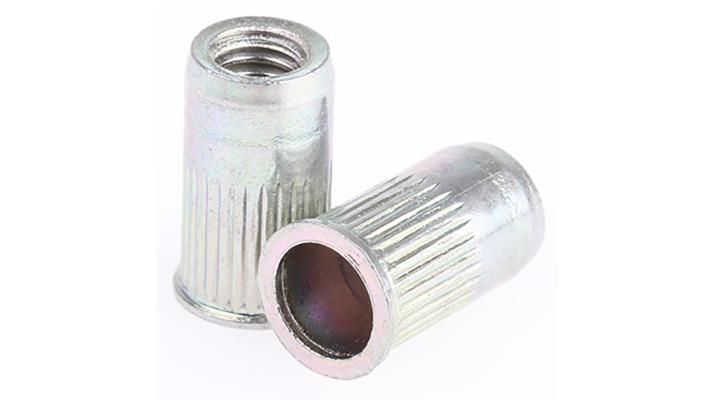 34367040230 | Böllhoff Plain, M4 Steel Threaded Insert, 6.7mm 