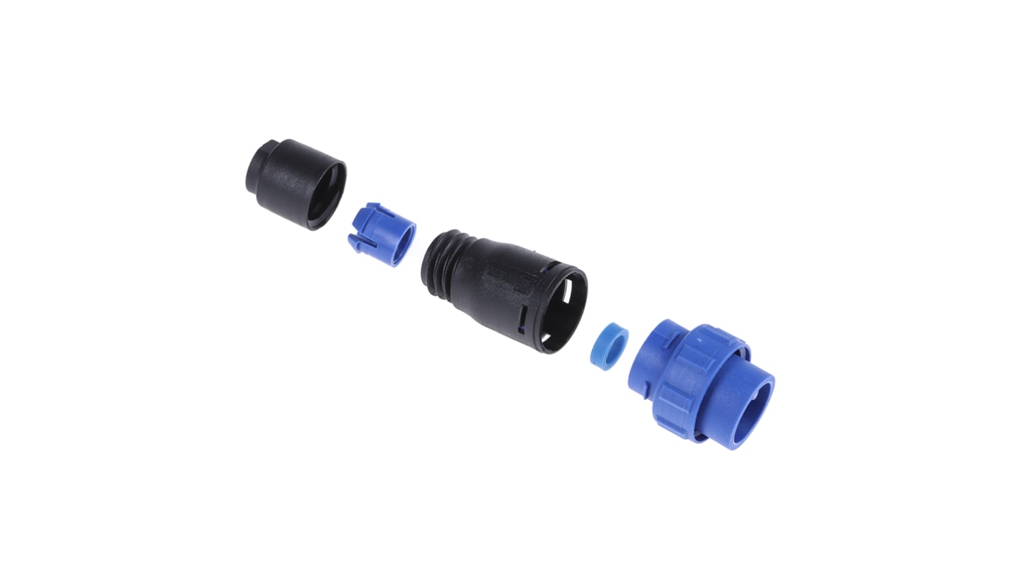 Bulgin Circular Connector, 3 Contacts, Cable Mount, Miniature Connector, Plug, Male, IP68, Buccaneer 400 Series