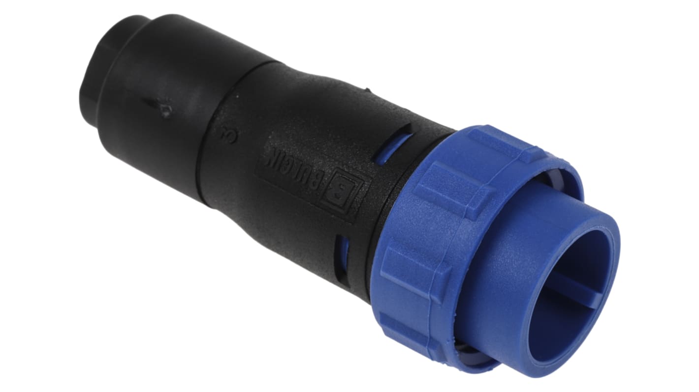 PX0410/04P/4550 Bulgin Circular Connector, 4 Contacts, Cable Mount