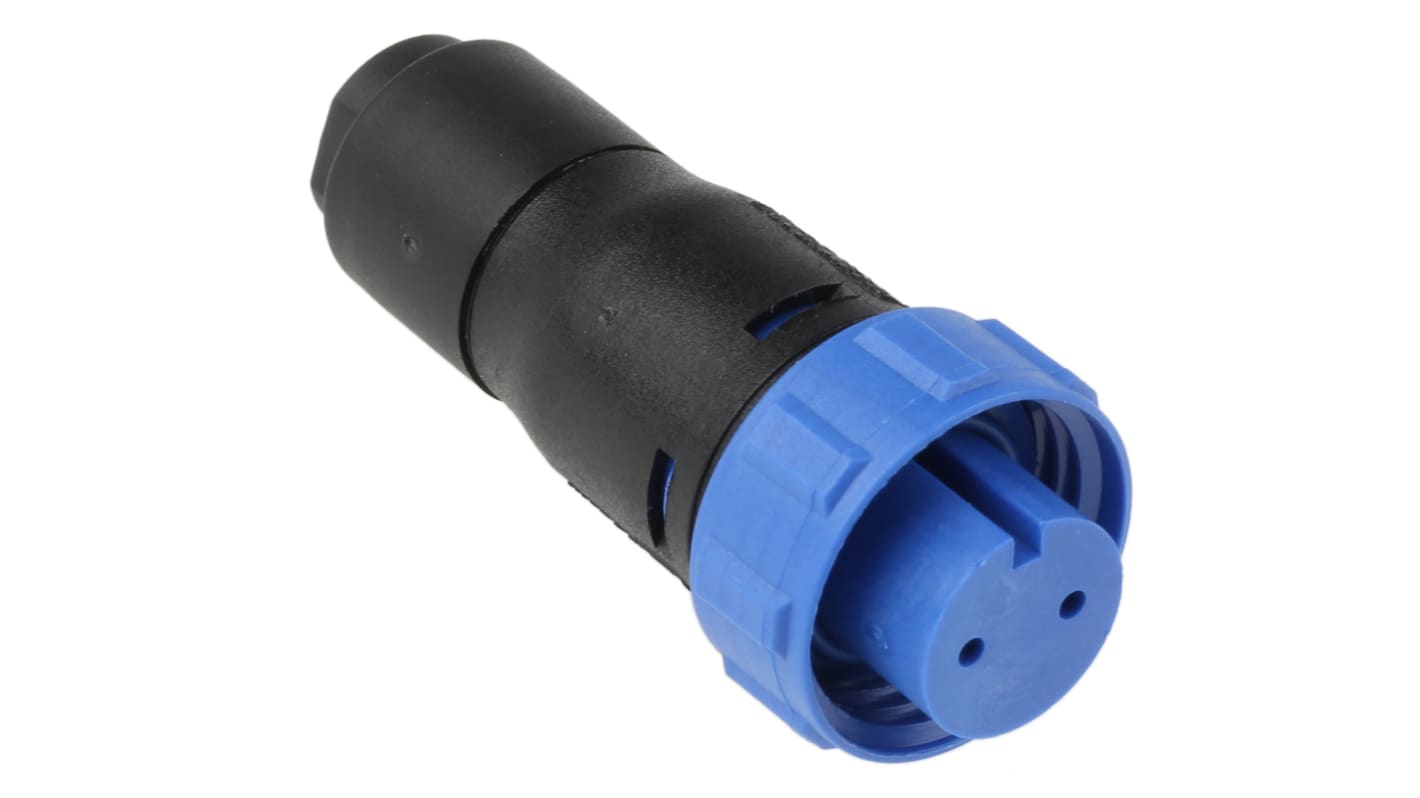 Bulgin Circular Connector, 2 Contacts, Cable Mount, Miniature Connector, Socket, Female, IP68, Buccaneer 400 Series