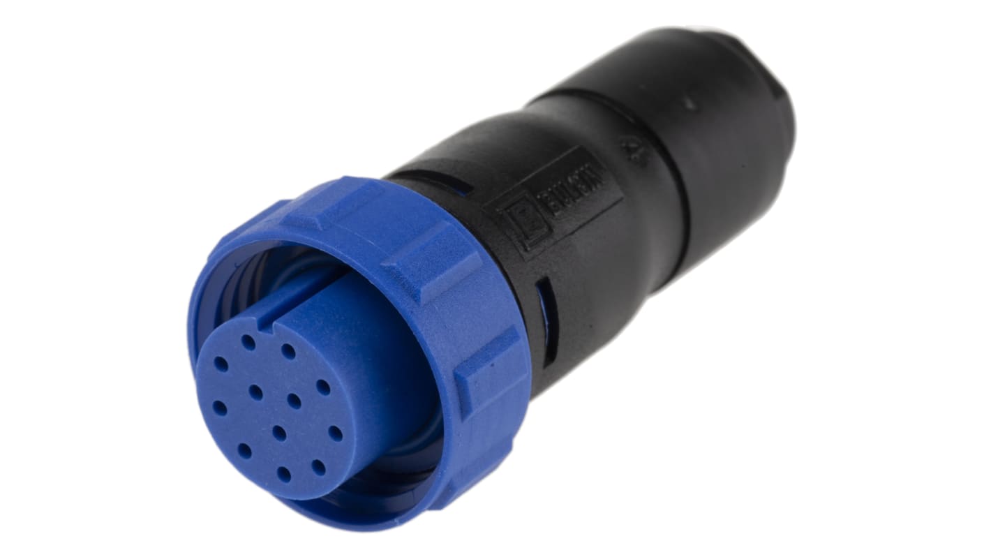 PX0410/12S/6065 Bulgin Circular Connector, 12 Contacts, Cable Mount