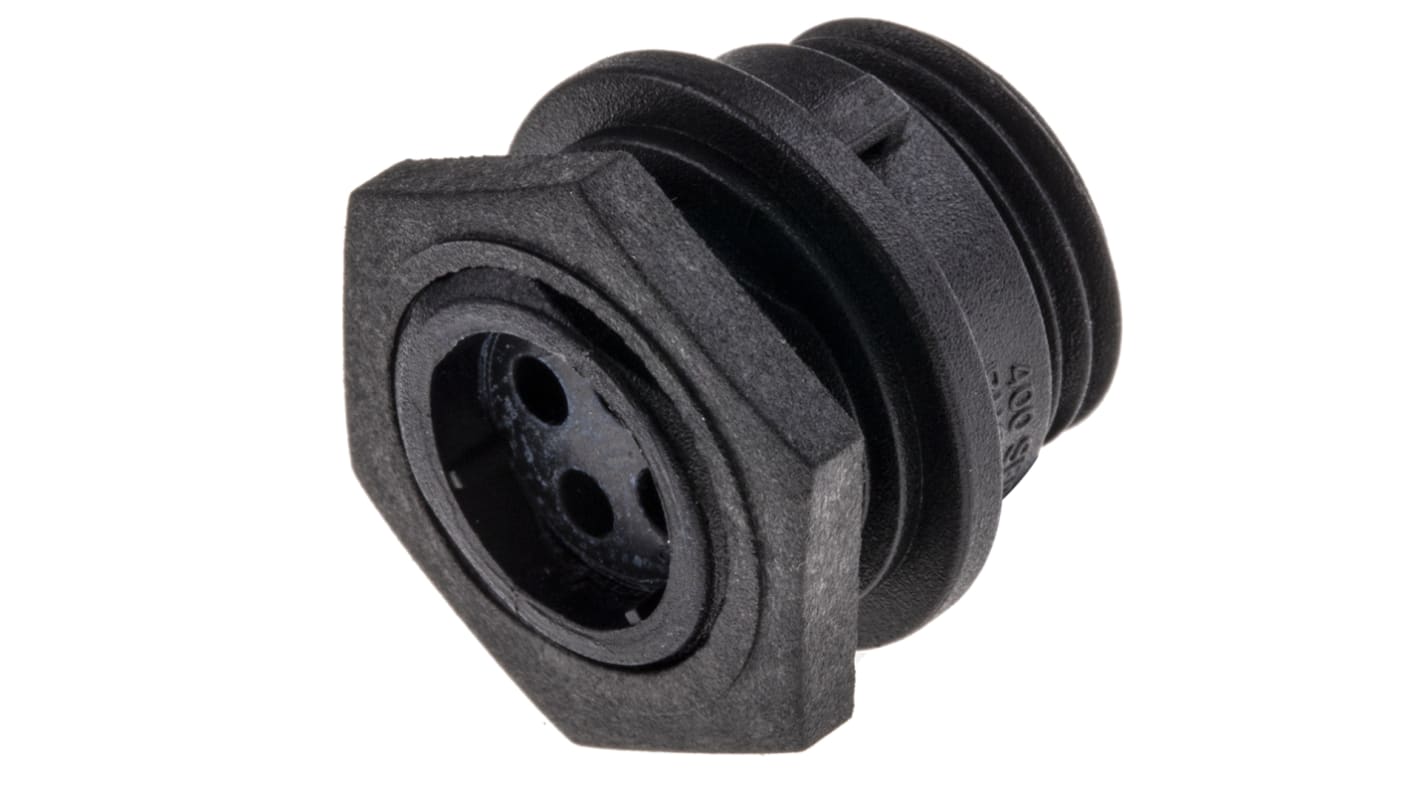 Bulgin Circular Connector, 4 Contacts, Front Mount, Miniature Connector, Plug, Male, IP68, Buccaneer 400 Series