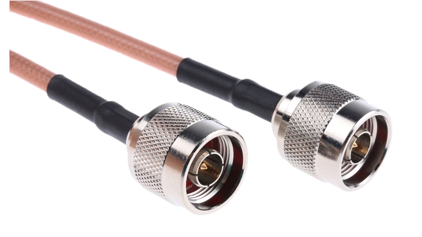 RS PRO Coaxial Cable Assembly, 1m, RG142 Coaxial