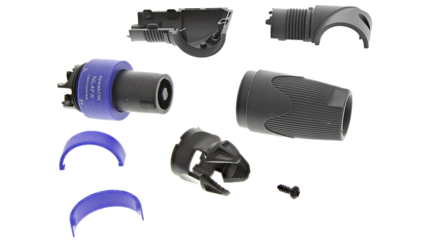 NL4FRX Neutrik Right Angle Cable Mount Loudspeaker Connector Socket