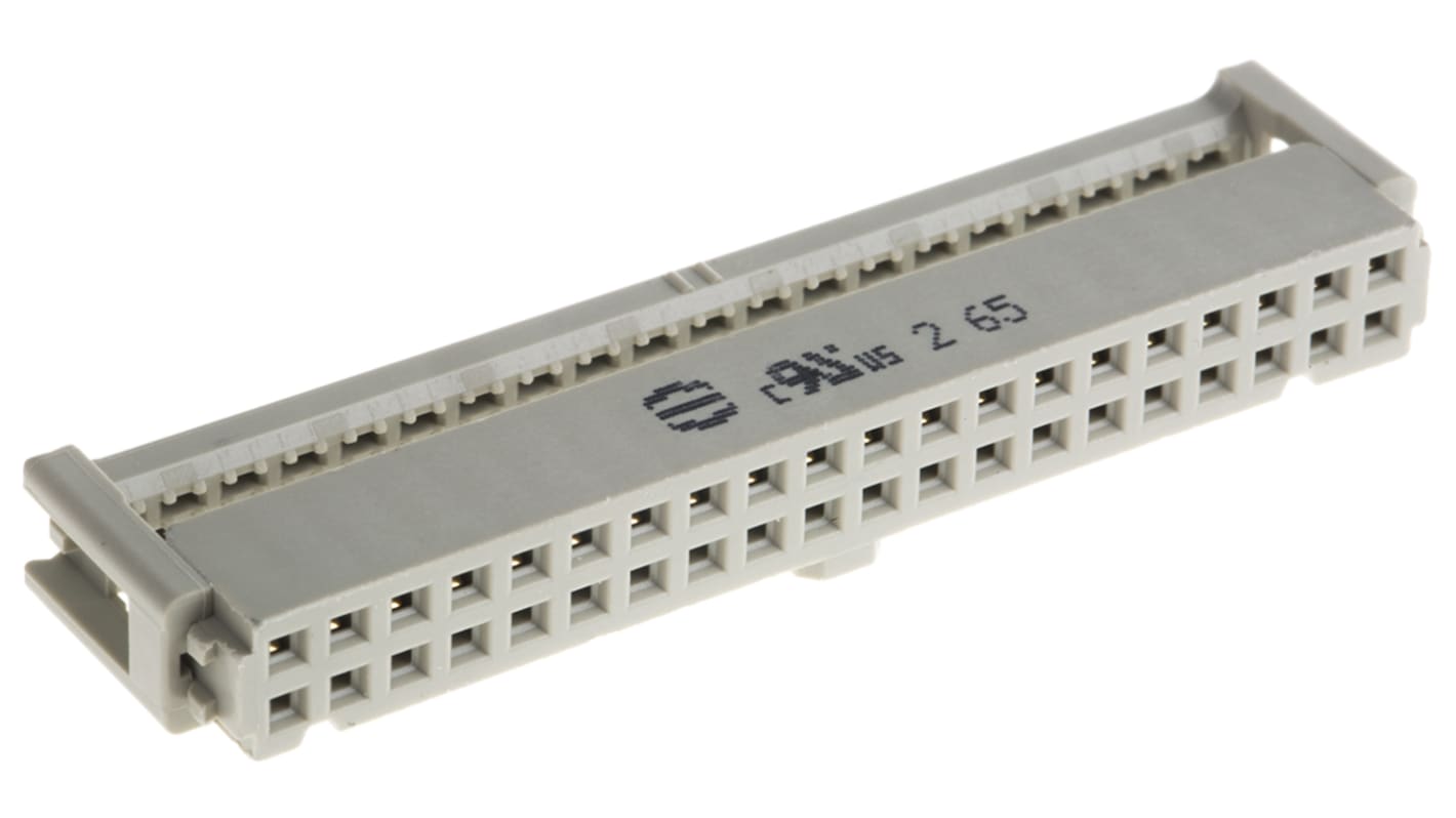 Connecteur IDC HARTING Femelle, 40 contacts, 2 rangées, pas 2.54mm, Montage sur câble, série SEK-18