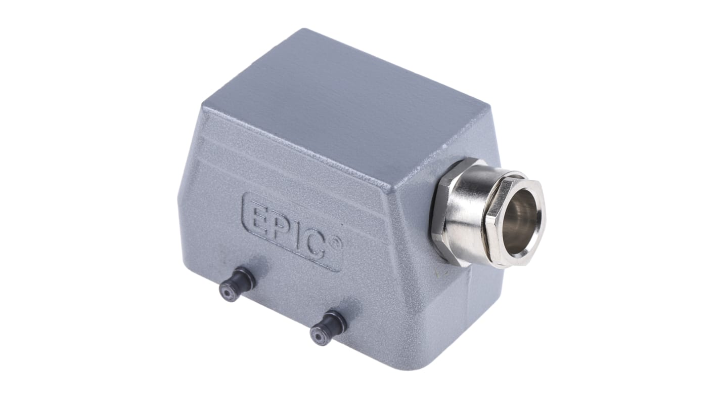 Carcasa para conector industrial con entrada lateral EPIC serie H-B, con rosca M20