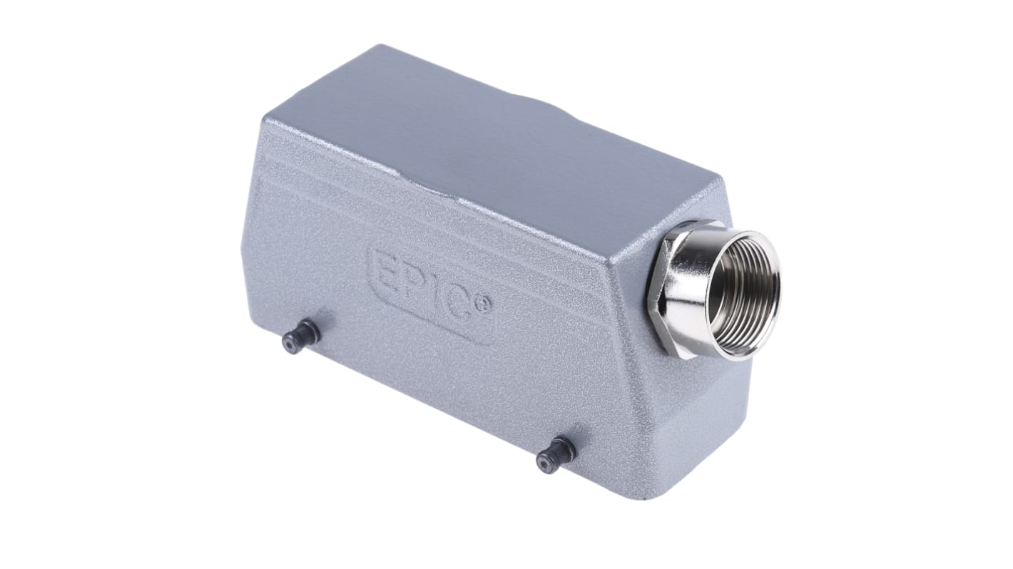 Carcasa para conector industrial con entrada lateral EPIC serie H-BE, con rosca M25