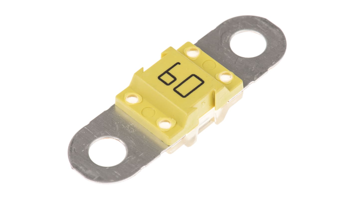 Littelfuse 60A Yellow BF1 Car Fuse, 32V dc